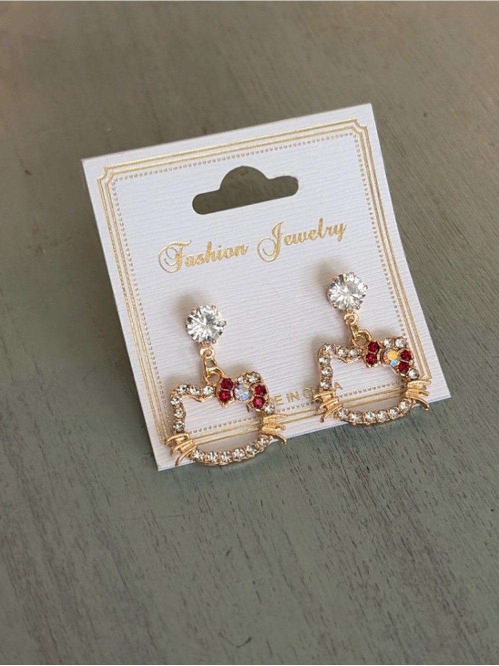 Fashion Jewelry Gold-Tone Earrings